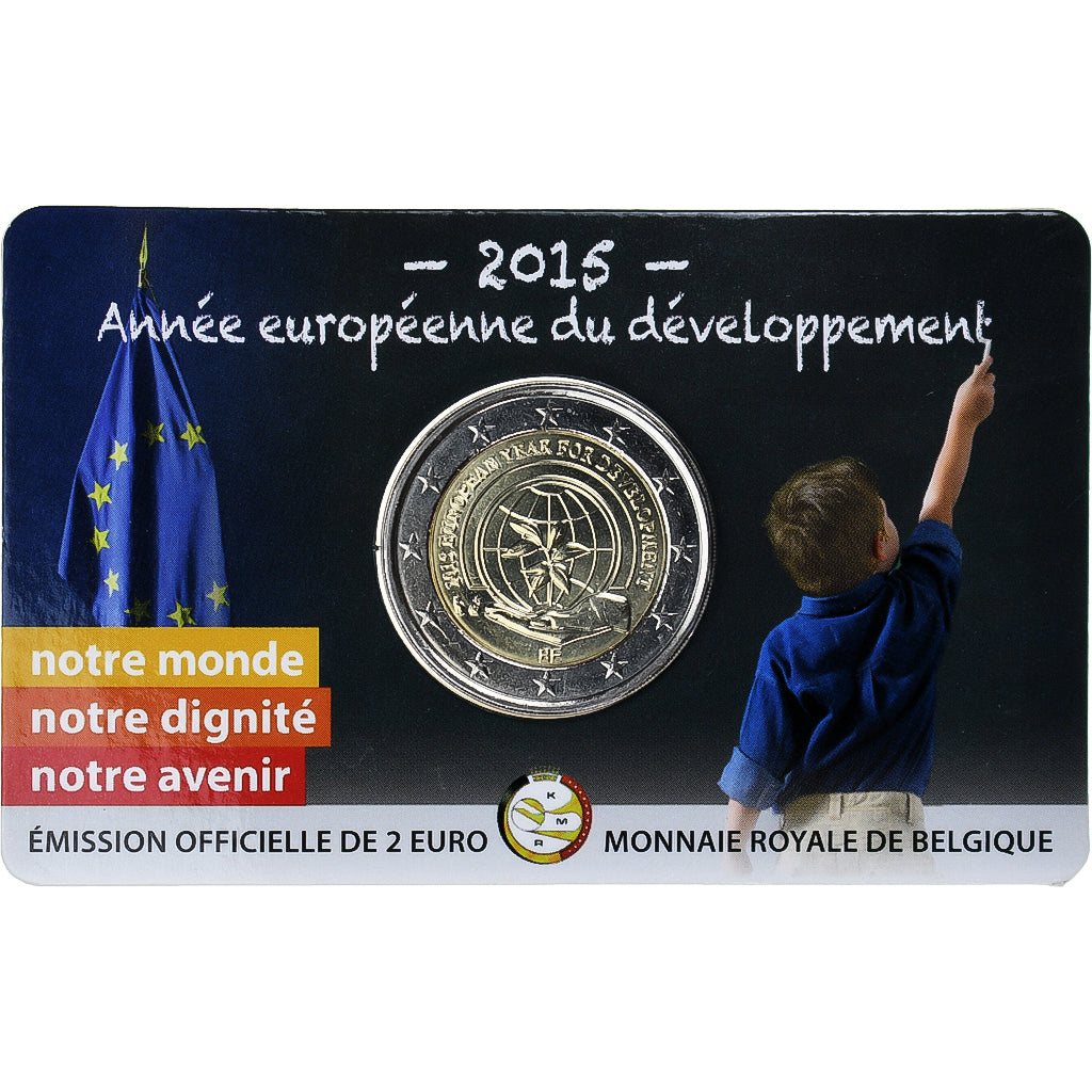Belgien, 2 Euro, Année européenne du développement, 2015, Royal Belgium Mint
