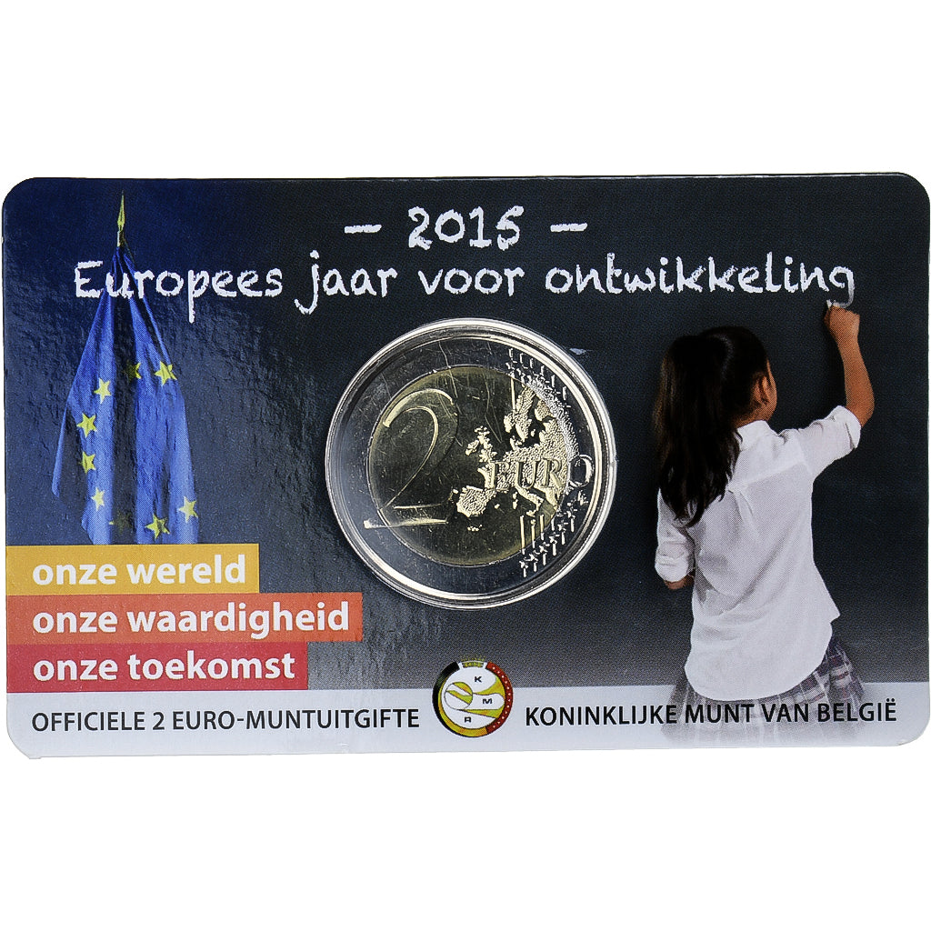 Belgien, 2 Euro, Année européenne du développement, 2015, Royal Belgium Mint