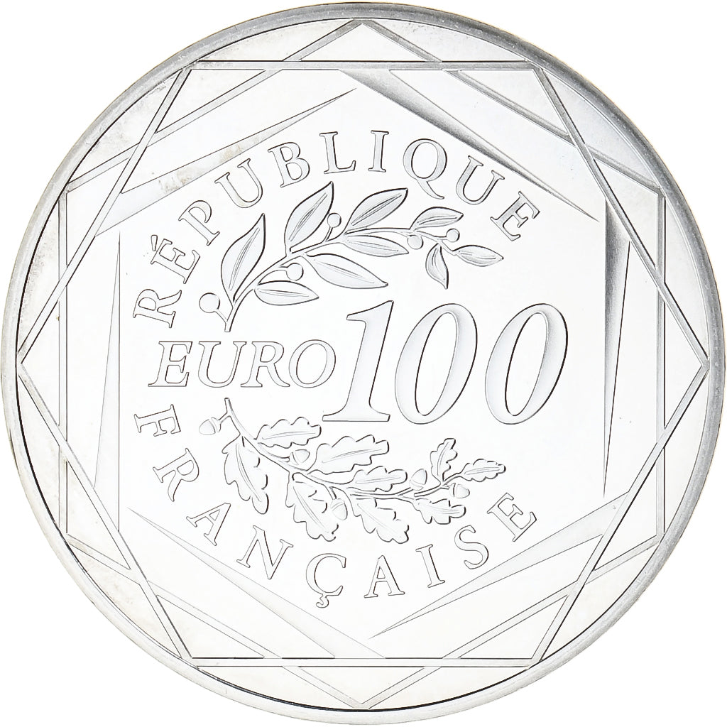France, 100 Euro, Marianne, Liberté, 2017, Monnaie de Paris, MS(64), Silver