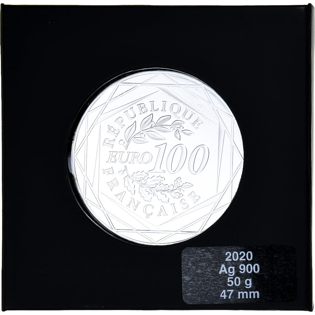 France, 100 Euro, Charles De Gaulle, 2020, Monnaie de Paris, FDC, Argent