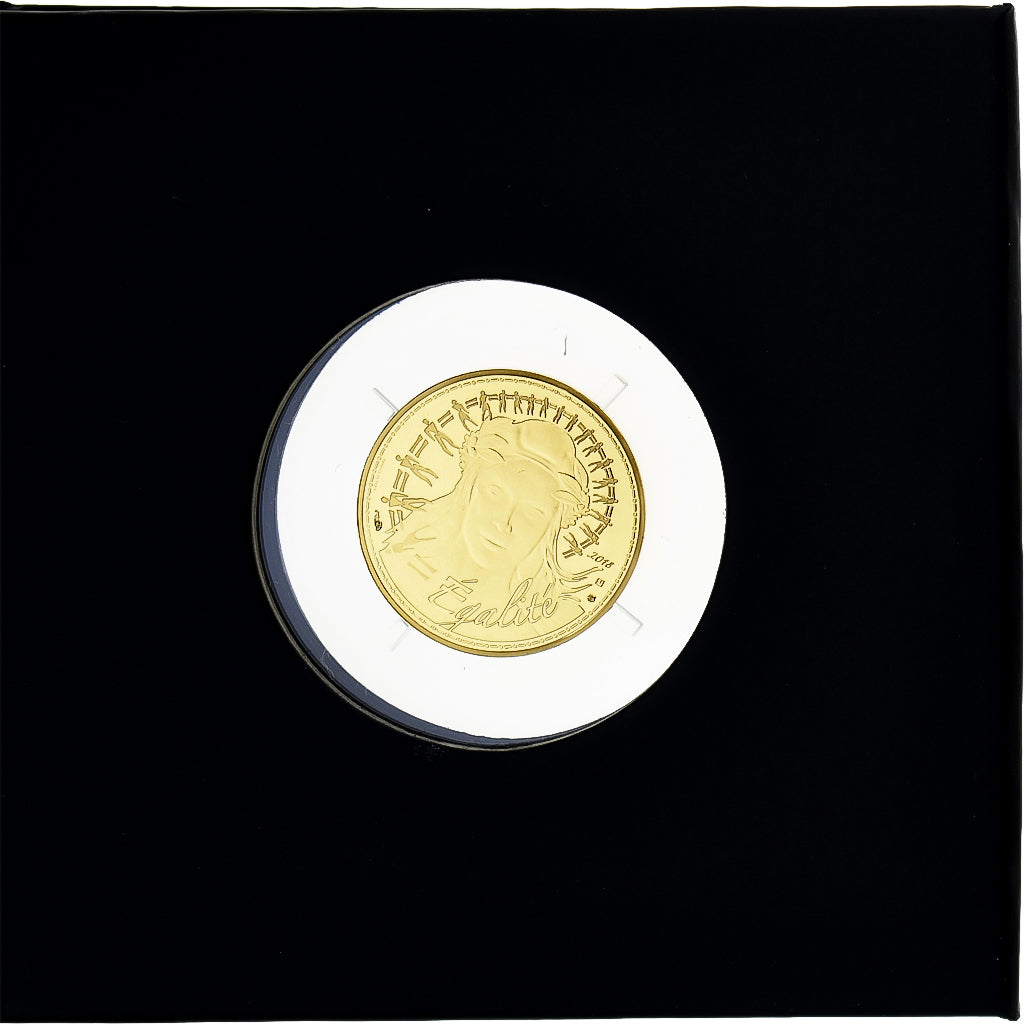 Frankreich, 250 Euro, Marianne, Egalité, 2018, Monnaie de Paris, STGL, Gold