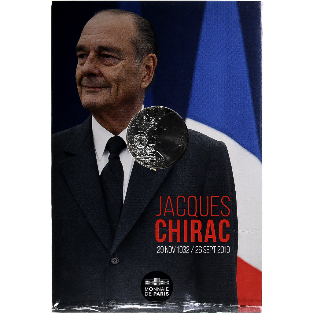 France, 10 Euro, Jacques Chirac, 2020, Monnaie de Paris, FDC, FDC, Argent