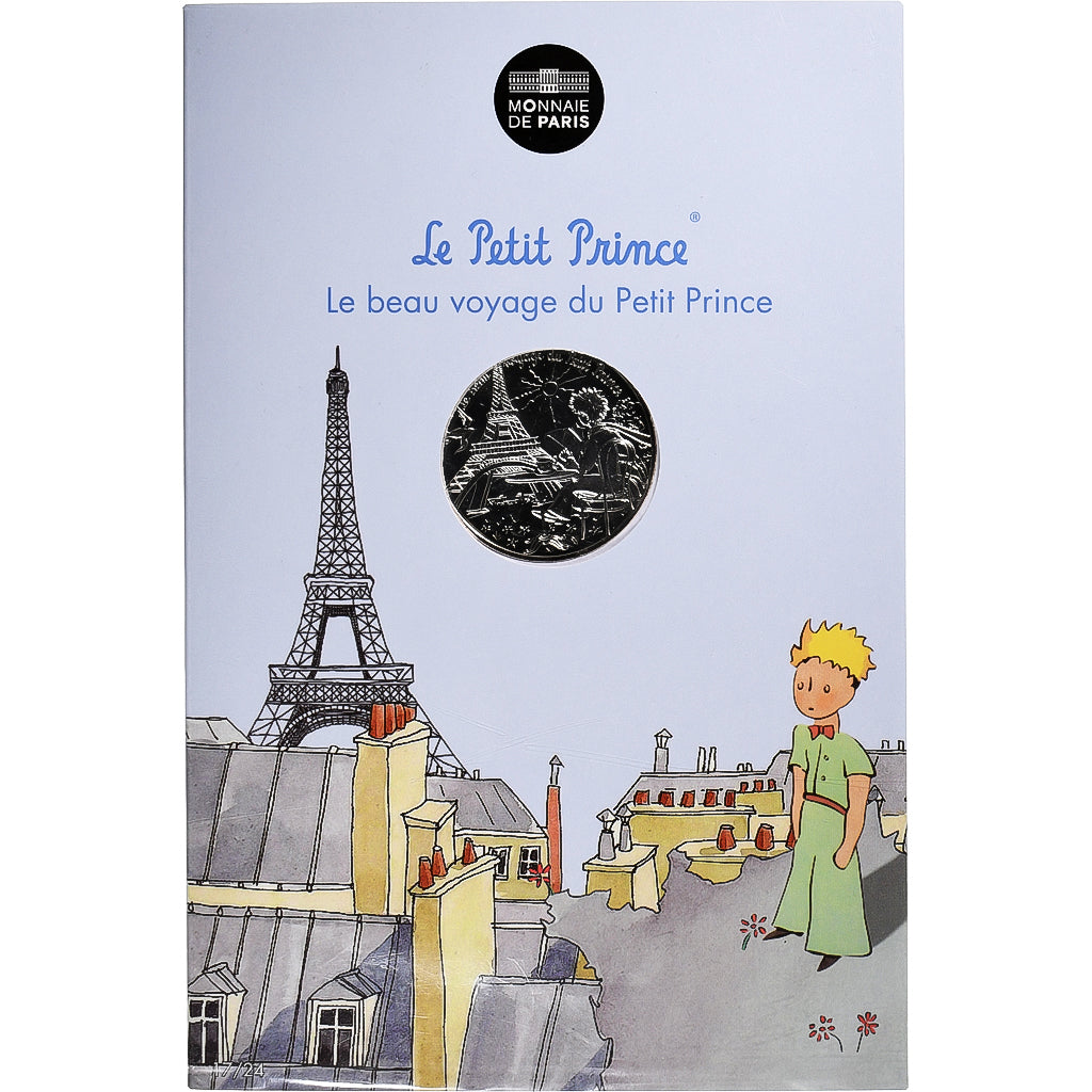 France, 10 Euro, Le Petit Prince (en terrasse à Paris), 2016, Monnaie de Paris