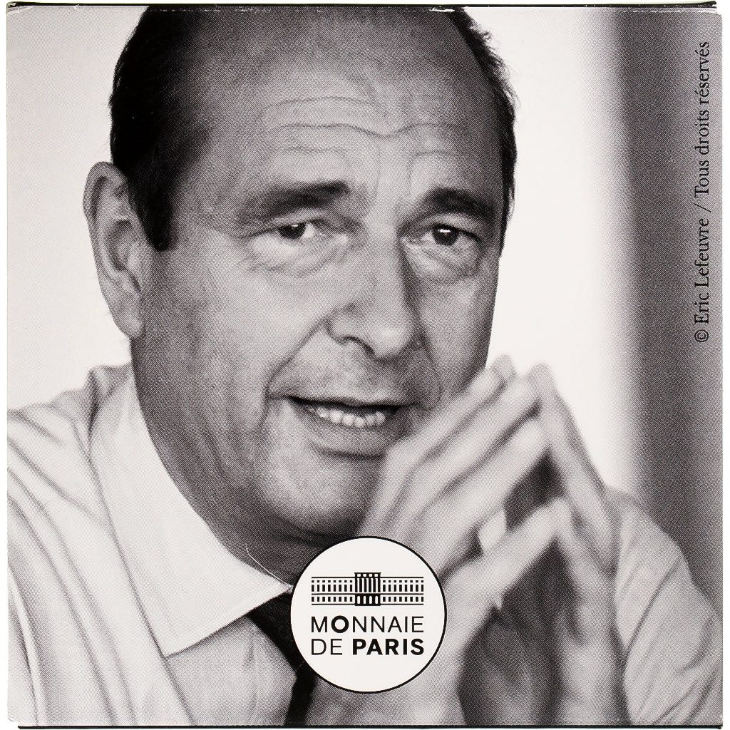 France, 20 Euro, Jacques Chirac, 2020, Monnaie de Paris, Proof / BE, FDC, Argent