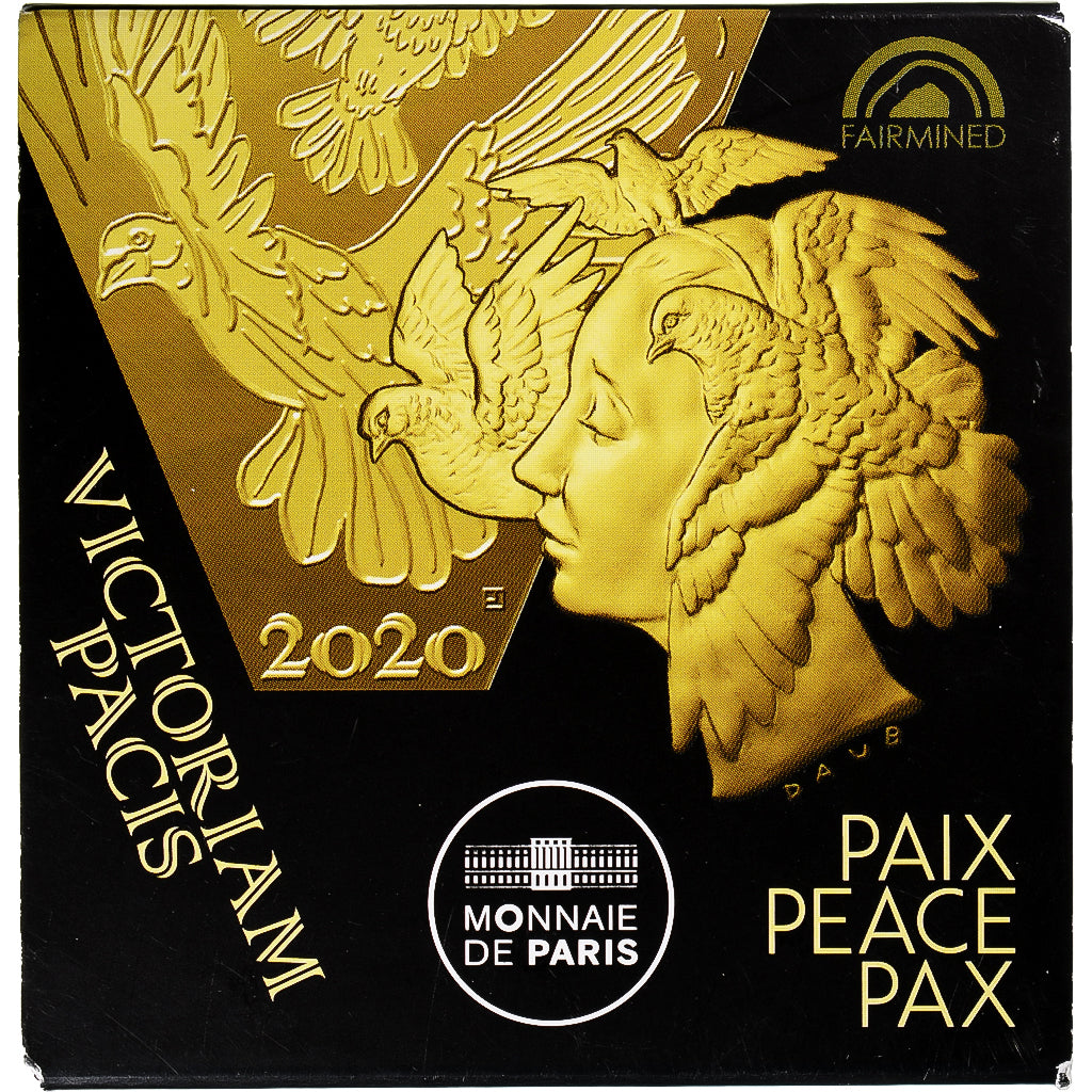 France, 10 Euro, La Paix - Eugène Daub, 2020, Monnaie de Paris, Proof / BE