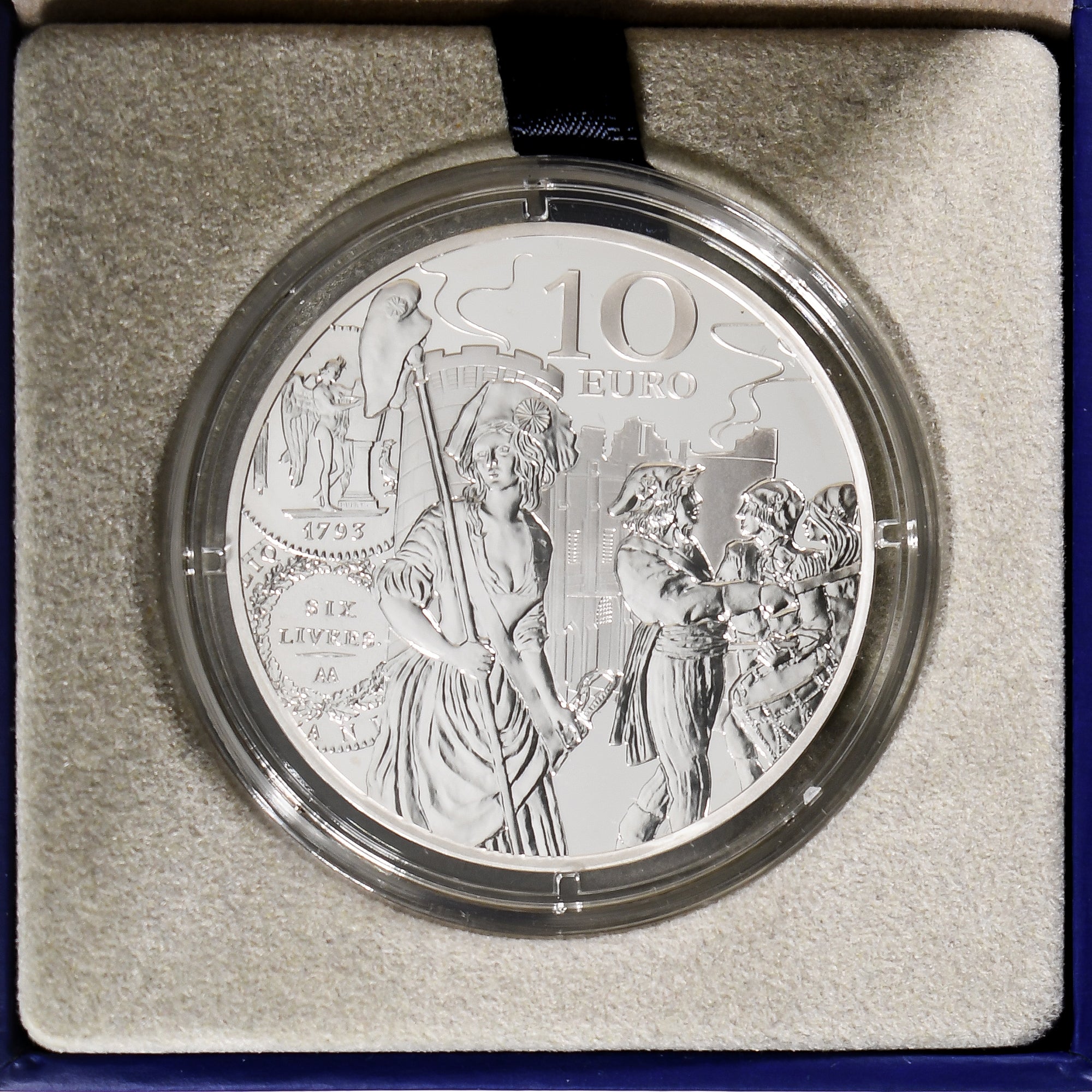 France, 10 Euro, semeuse, écu de VI livres, 2018, Monnaie de Paris, Proof / BE