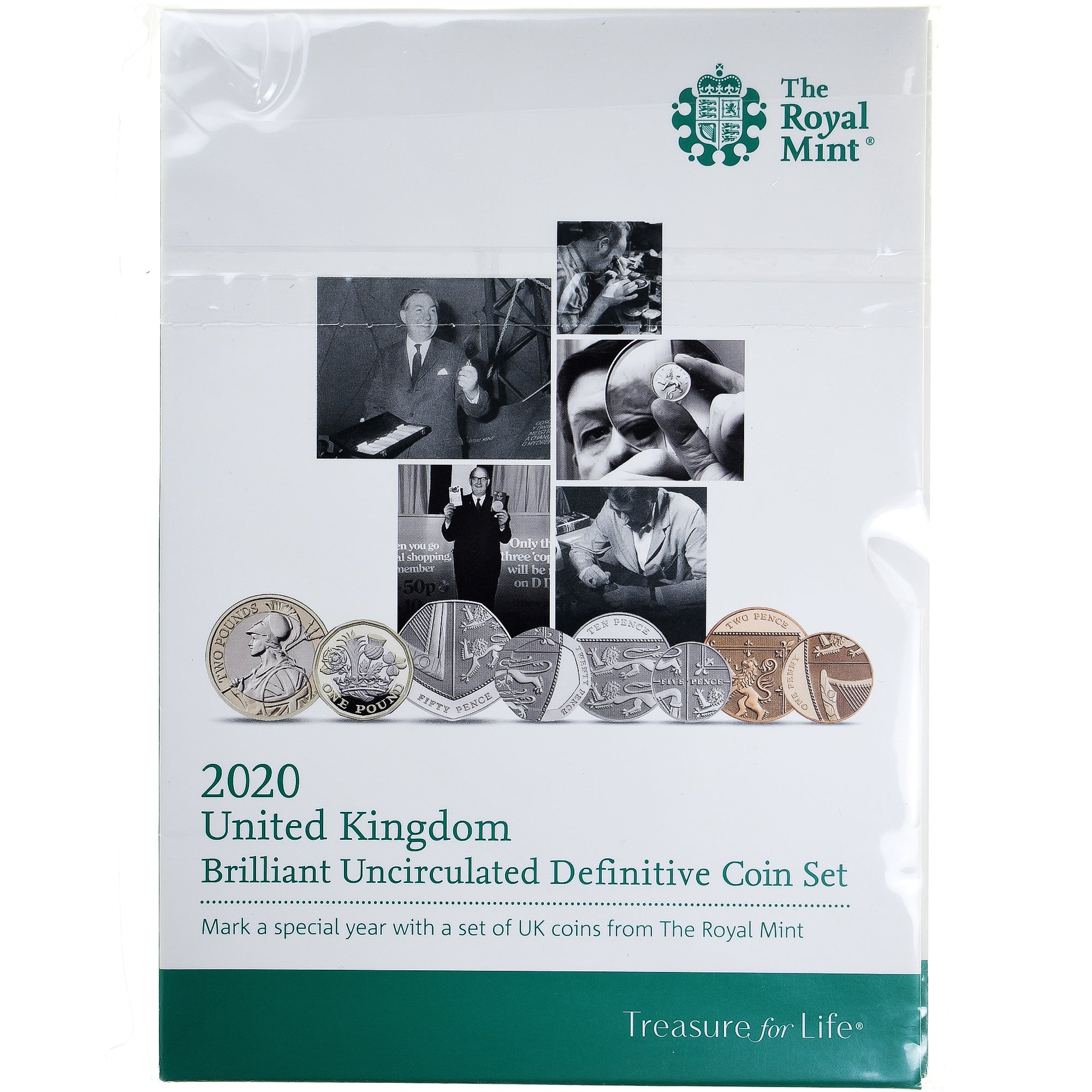 Monnaie, Grande-Bretagne, Elizabeth II, Set 1 Penny - 2 Pounds, 2020, British