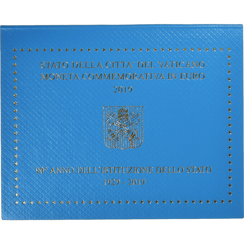 Vatican, Pape François, 2 Euro, 90 ans de la fondation de l'état du Vatican
