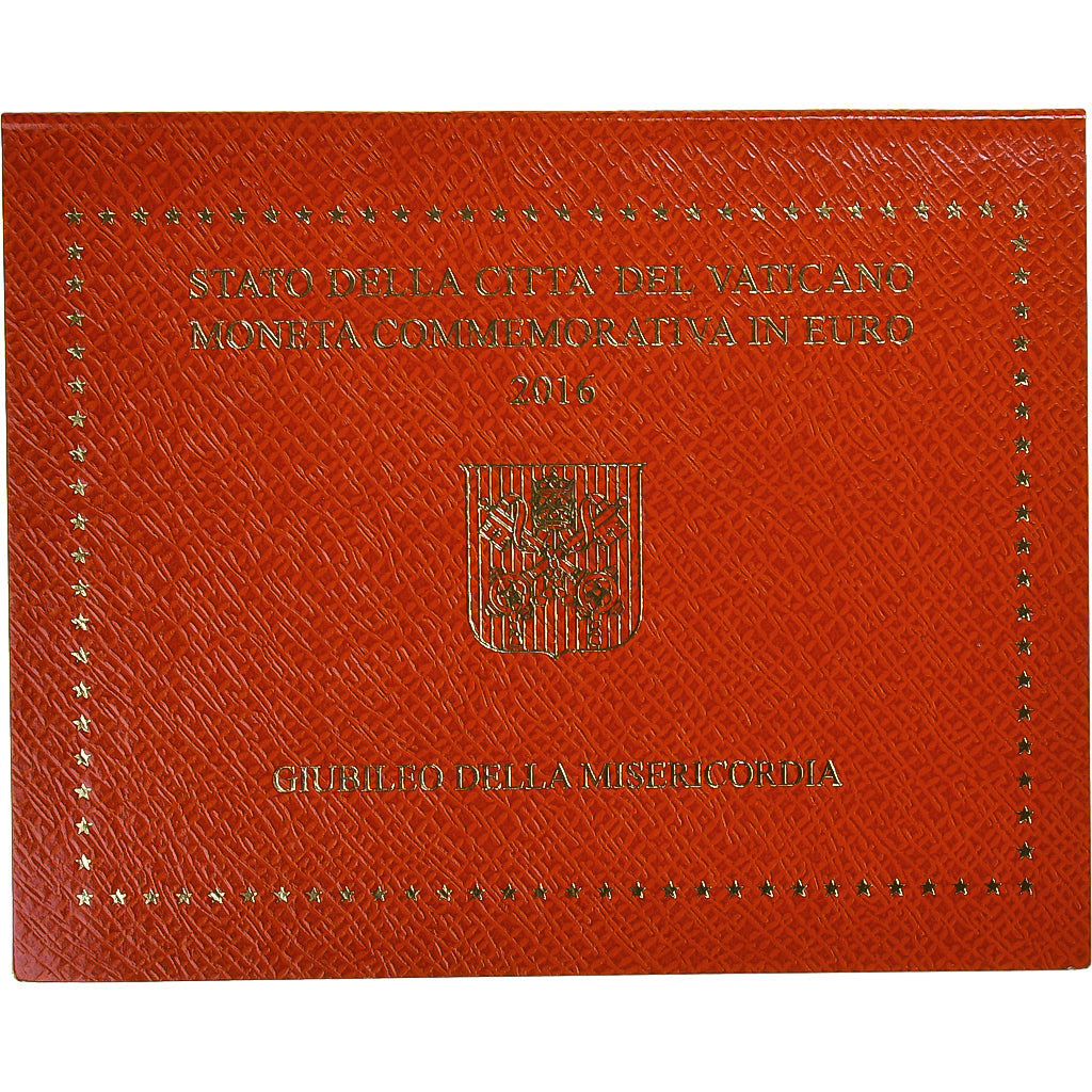 Vatican, Pape François, 2 Euro, Jubilé de la Miséricorde, 2016, Rome, FDC