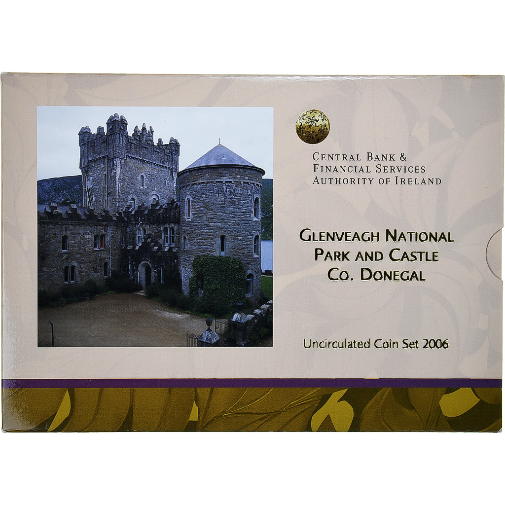 Ireland, Set 1 ct. - 2 Euro, Glenveagh National Park and Castle, 2006