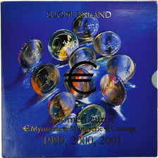Finlandia, Set 1 ct. - 2 Euro, 1999 - 2000 - 2001, FDC, FDC, N.C.