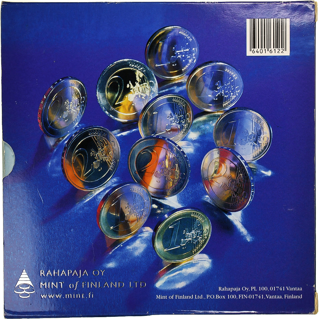Finlandia, Set 1 ct. - 2 Euro, 1999 - 2000 - 2001, FDC, FDC, N.C.