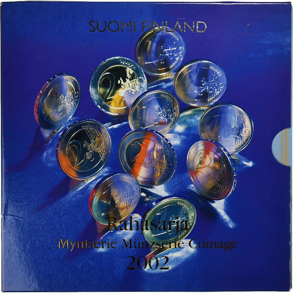 Finlandia, Set 1 ct. - 2 Euro + Token, 2002, Vantaa, FDC, MS(65-70), ND