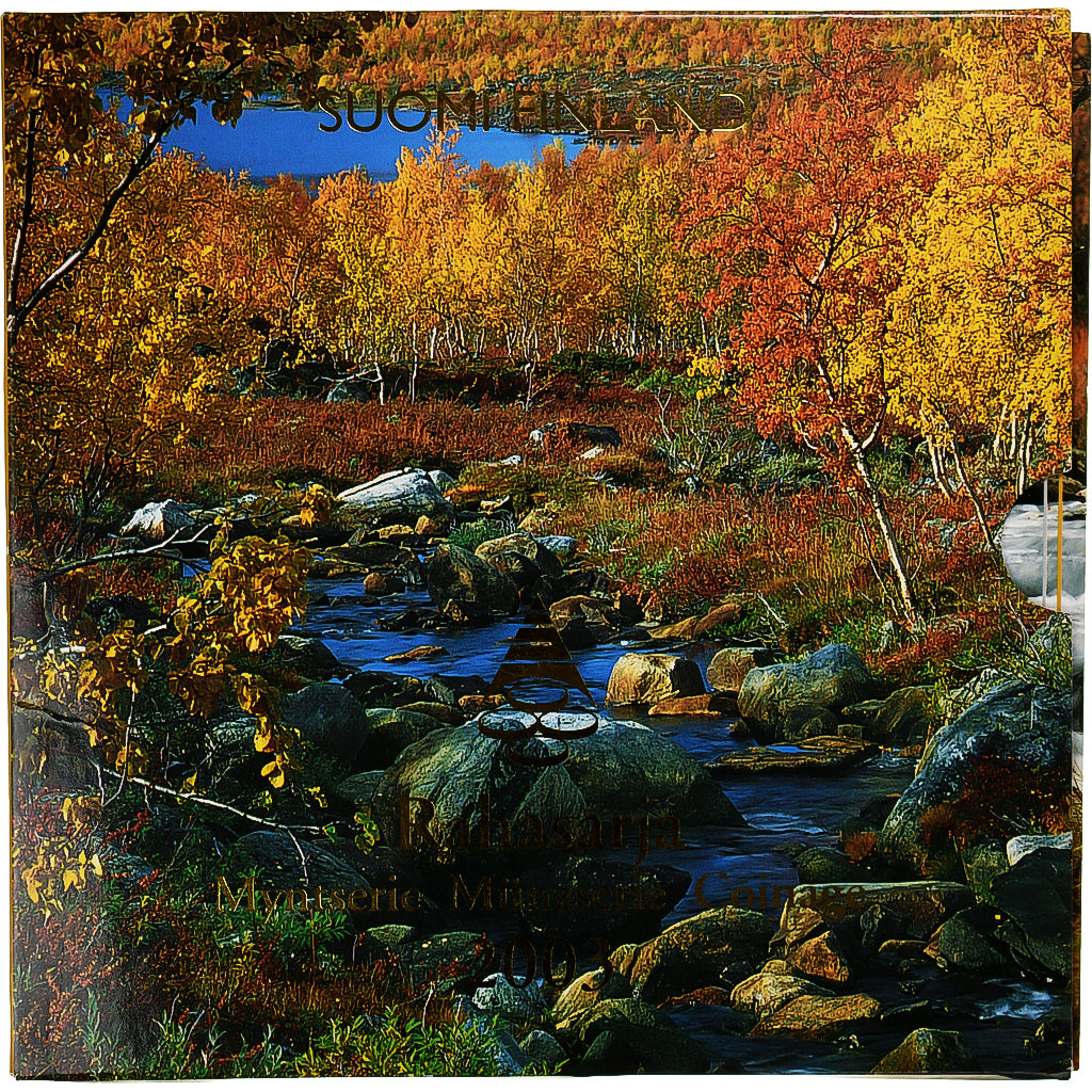 Finlandia, Set 1 ct. - 2 Euro + Token, 2003, Vantaa, FDC, MS(65-70), ND