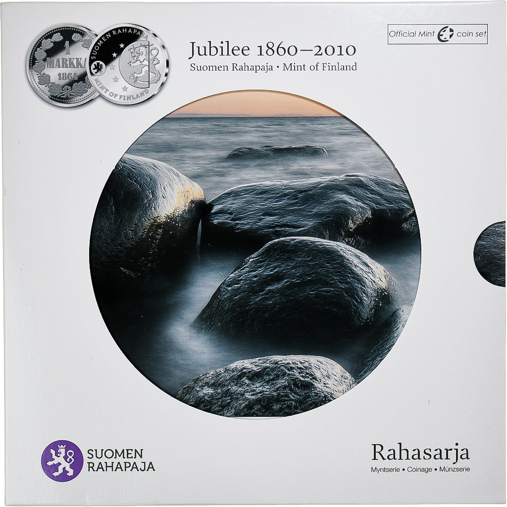 Finnland, Set 1 ct. - 2 Euro + Token, 2010, Vantaa, FDC, STGL
