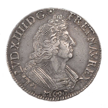 FRANCE, Écu aux palmes, Ecu, 1694, Limoges, AU(50-53), Silver, Gadoury #217, ...