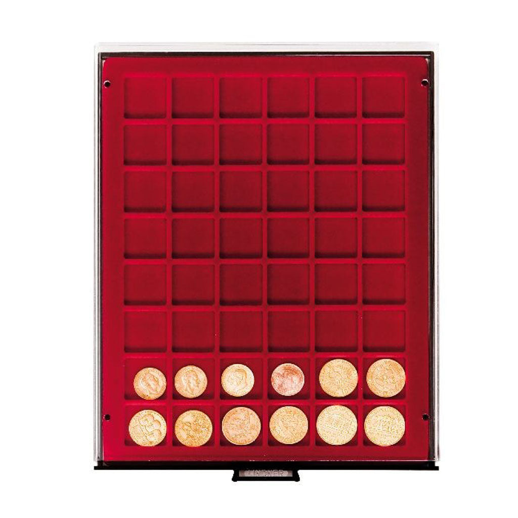 Box, red, 30, mm, Lindner:2148