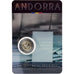Andorra, 2 Euro, majorité à 18 ans, 2015, Coin card, MS(65-70), Bimetaliczny