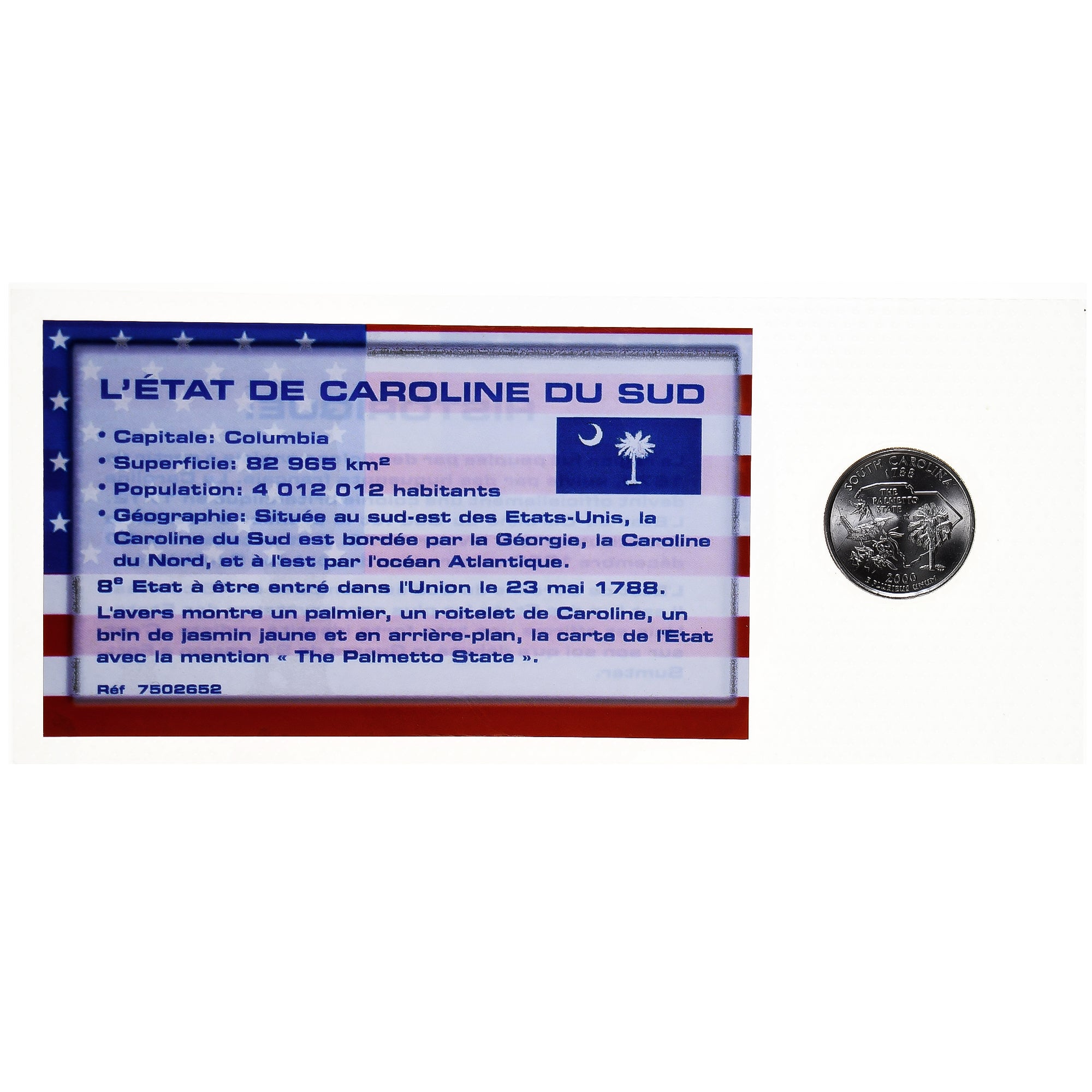 Monnaie, États-Unis, South Carolina, Quarter, 2000, Philadelphie, FDC