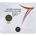 Francia, 2 Euro, 50 ans du traité de l'Élysée, 2013, Paris, Coin card, FDC