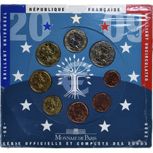 Francia, Coffret 1c. à 2€, 2009, Monnaie de Paris, FDC.BU, FDC, N.C.