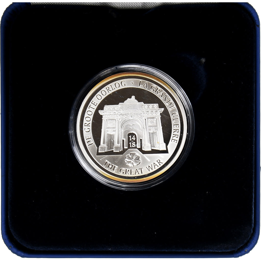 Belgique, 10 Euro, La Grande Guerre, 2014, Royal Belgium Mint, FDC, Argent