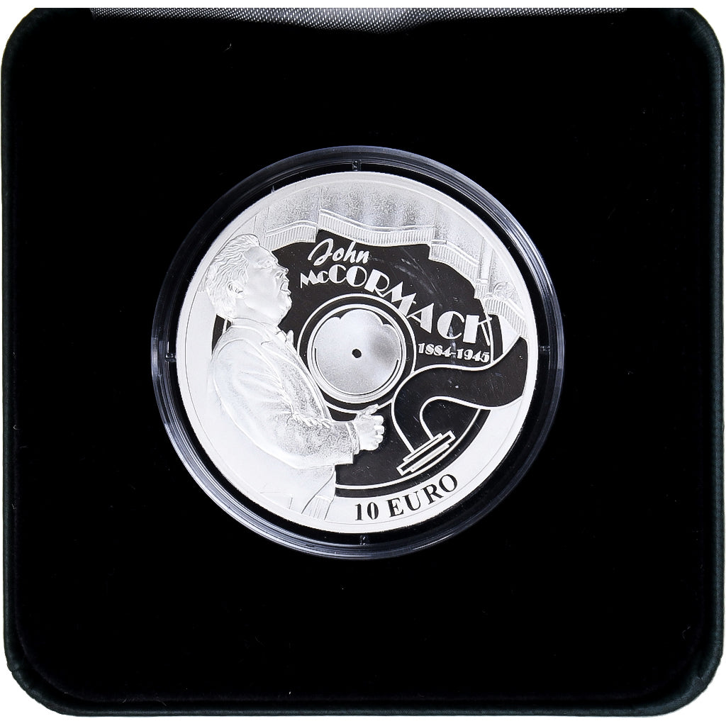 Irlanda, 10 Euro, John McCormack, 2014, Proof, FDC, Plata