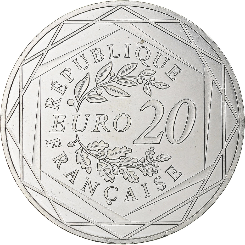 Francia, 20 Euro, Marianne, 2017, Paris, SPL+, Argento