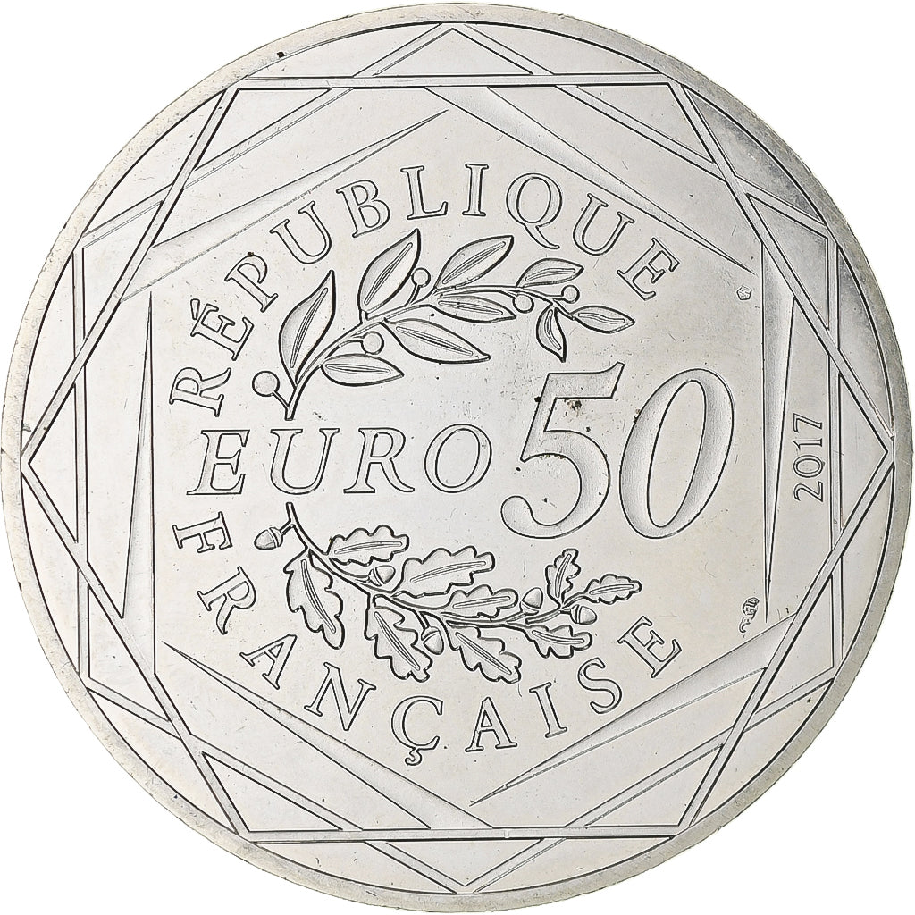 Francia, 50 Euro, Jean-Paul Gaultier - Coq Marinière, 2017, Monnaie de Paris