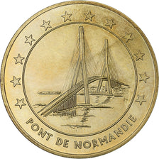 Francia, zeton, 1 Euro de la Ville du Havre, Pont de Normandie, 1996, Piéfort