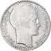 Munten, Frankrijk, Turin, 10 Francs, 1938, Paris, ZF+, Zilver, Gadoury:801