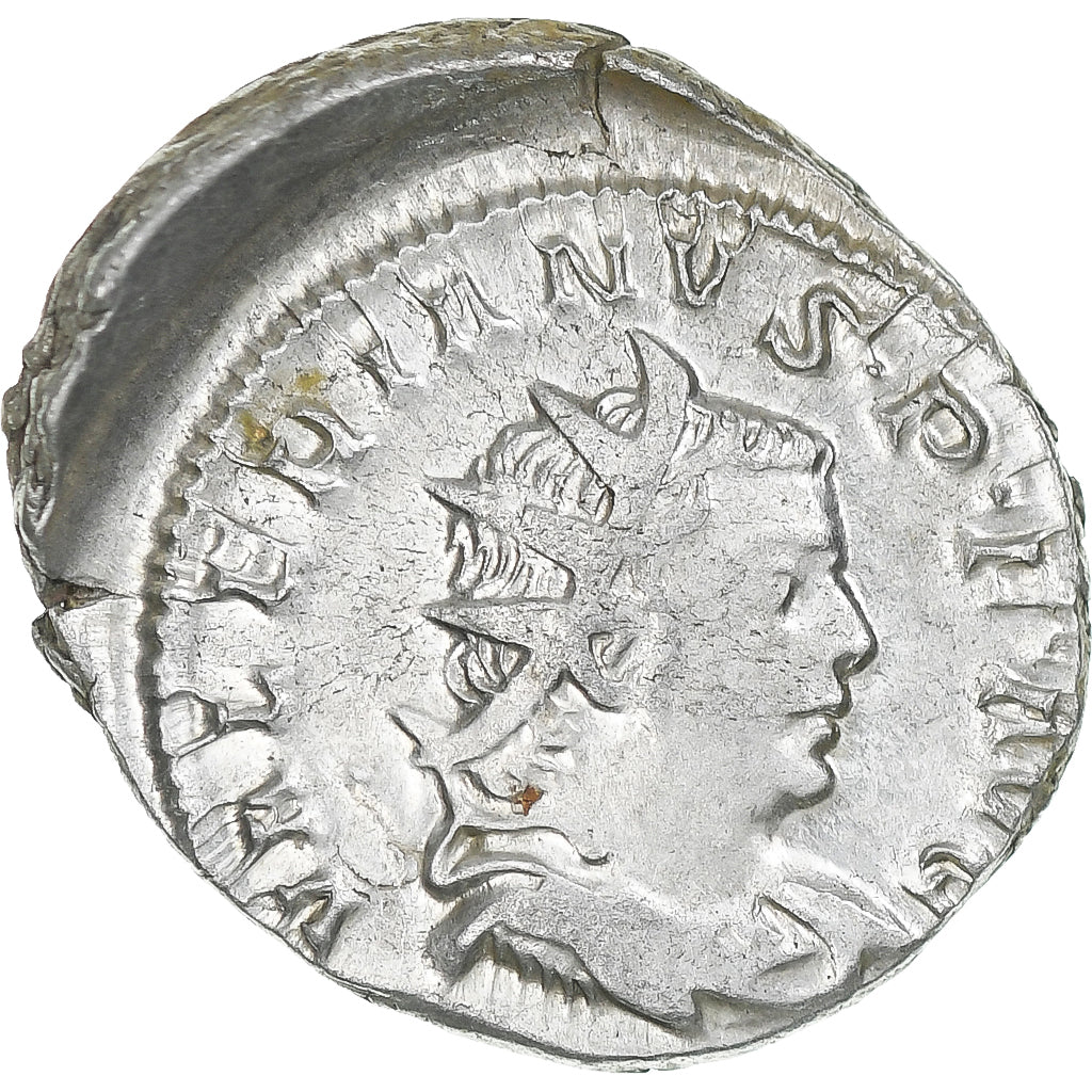 Moeda, Valerian I, Antoninianus, 258-259, Rome, AU(55-58), Lingote, RIC:12