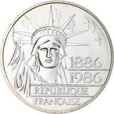 Moeda, França, Statue de la Liberté, 100 Francs, 1986, Paris, BU, MS(64)