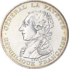 Moeda, França, Général La Fayette, 100 Francs, 1987, Paris, BU, MS(64)