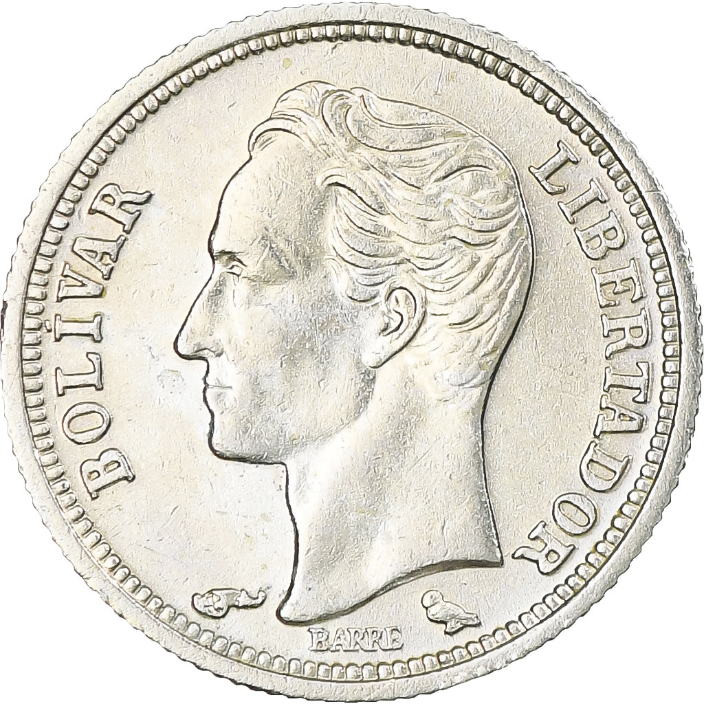 Münze, Venezuela, 25 Centimos, 1960, STGL, Silber
