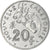 Moneta, Nowa Kaledonia, 20 Francs, 1992, MS(63), Nikiel