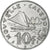 Moneta, Nowa Kaledonia, 10 Francs, 1990, MS(63), Nikiel