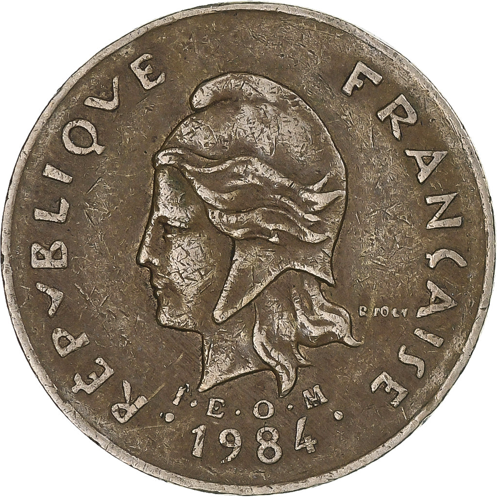 Monnaie, Nouvelle-Calédonie, 100 Francs, 1984, SUP, Bronze-Nickel