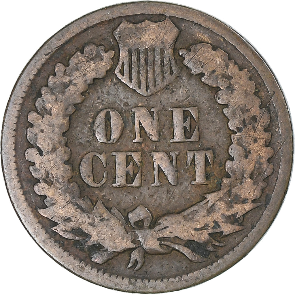 Coin, United States, Indian Head, Cent, 1893, Philadelphia, VF(30-35), Copper
