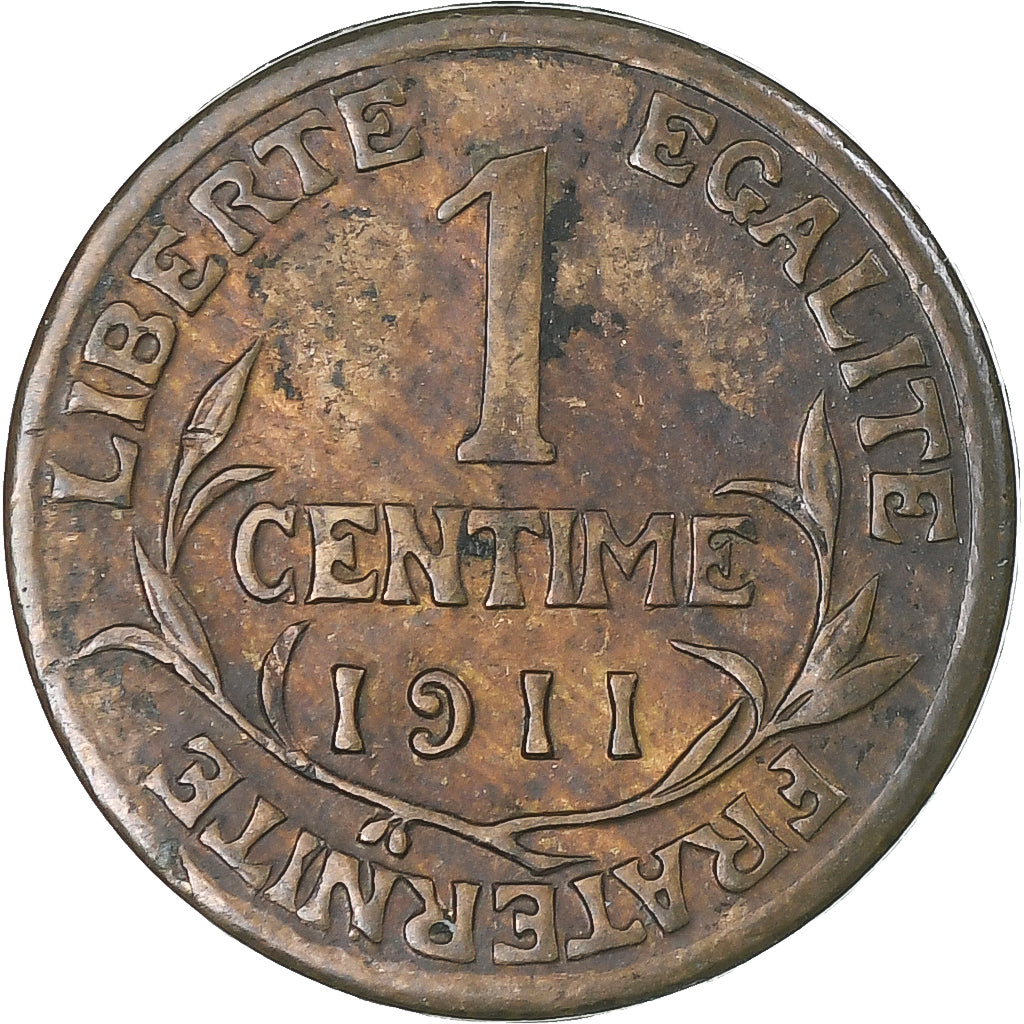 Coin, France, Dupuis, 1 Centime, 1911, Paris, AU(50-53), Bronze, KM:840