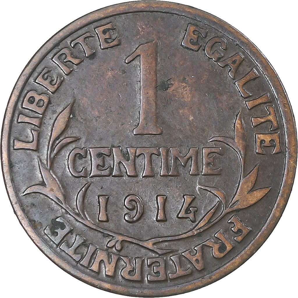 Coin, France, Dupuis, 1 Centime, 1914, Paris, AU(50-53), Bronze, KM:840