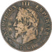 Moeda, França, Napoleon III, 2 Centimes, 1861, Paris, VF(30-35), Bronze
