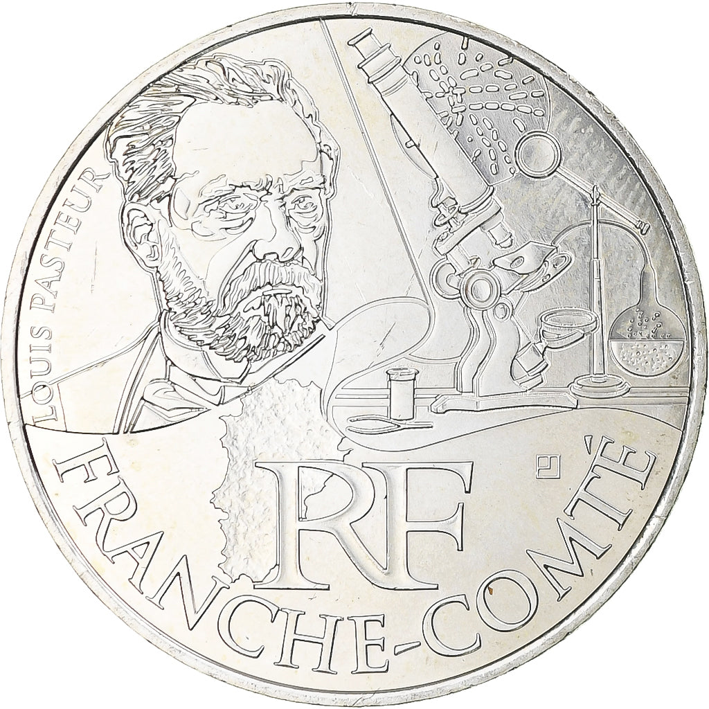 Francia, 10 Euro, Franche-Comté, 2012, Paris, SPL, Argento