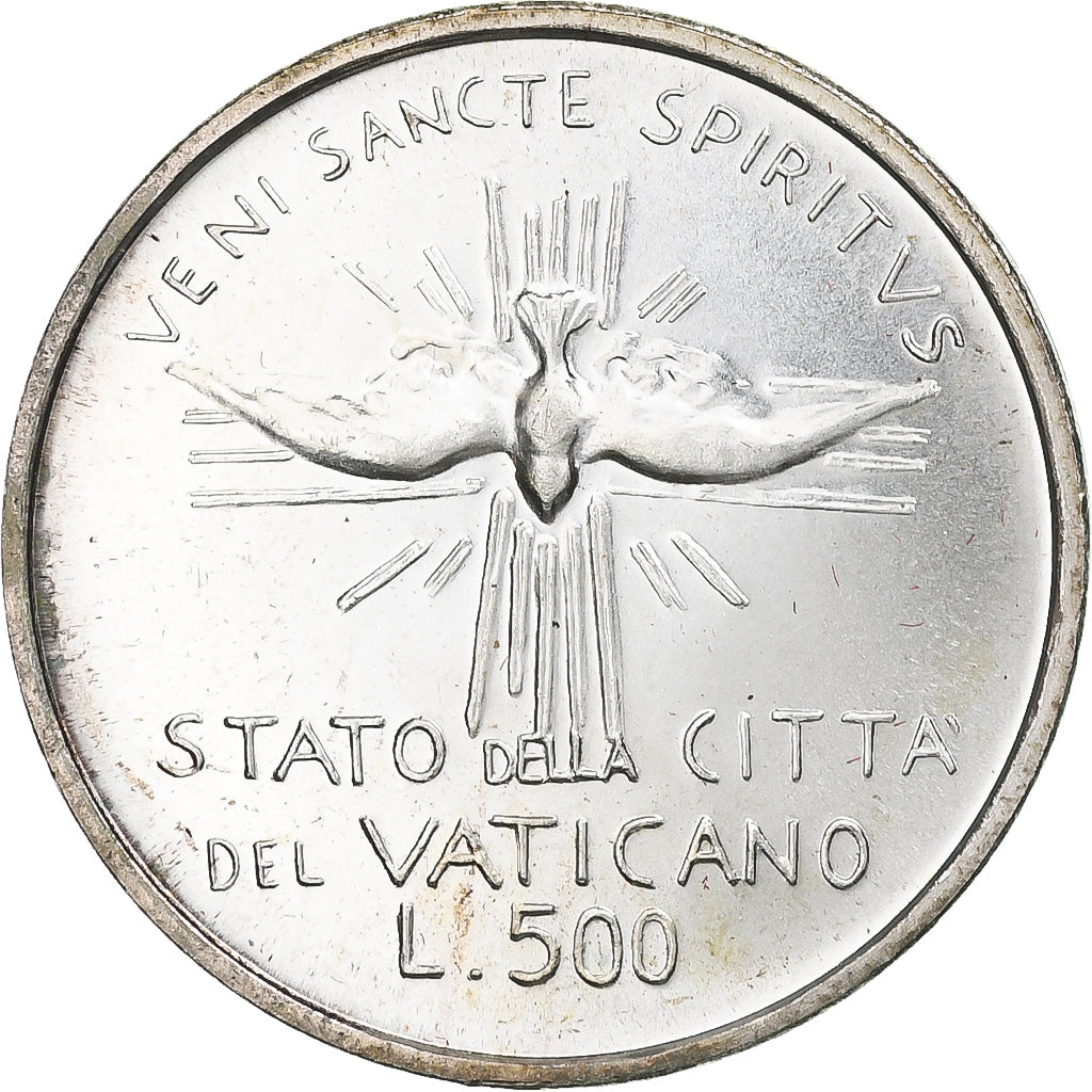 Münze, Vatikan, Sede Vacante, 500 Lire, 1978, Rome, UNZ+, Silber, KM:141