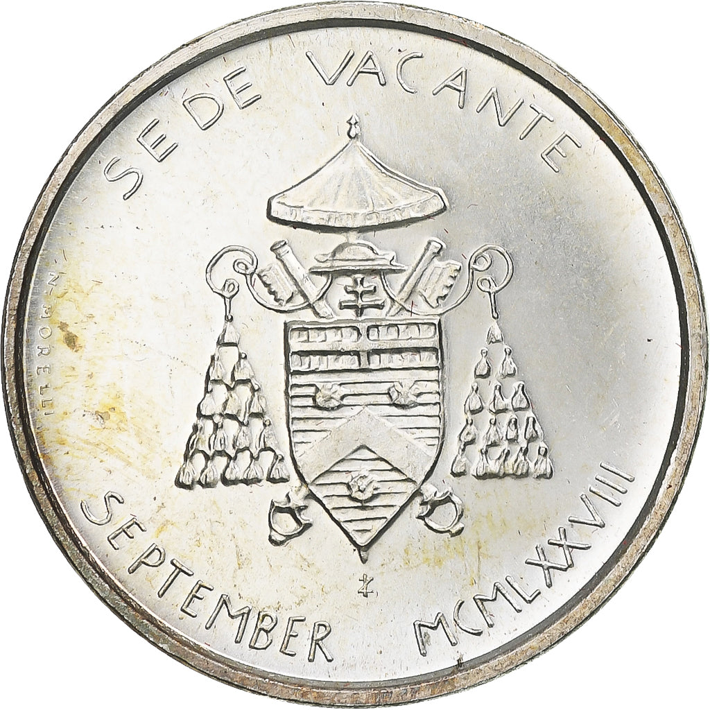 Münze, Vatikan, Sede Vacante, 500 Lire, 1978, Rome, UNZ+, Silber, KM:141