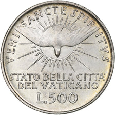 Moneta, Watykan, Sede Vacante, 500 Lire, 1958, Rome, MS(64), Srebro, KM:57