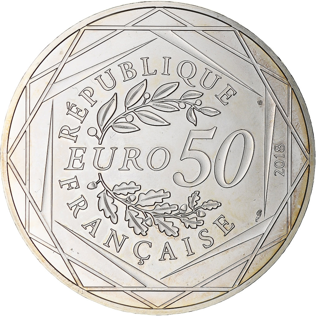 France, 50 Euro, Mickey & la France (étudiant), 2018, Monnaie de Paris, SPL+