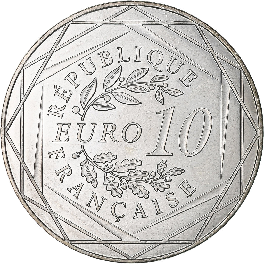 France, 10 Euro, Charles De Gaulle, 2020, Paris, SPL+, Argent
