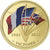 France, Médaille, 70 Ans de la Victoire de 1945, Colorized, FDC, Or