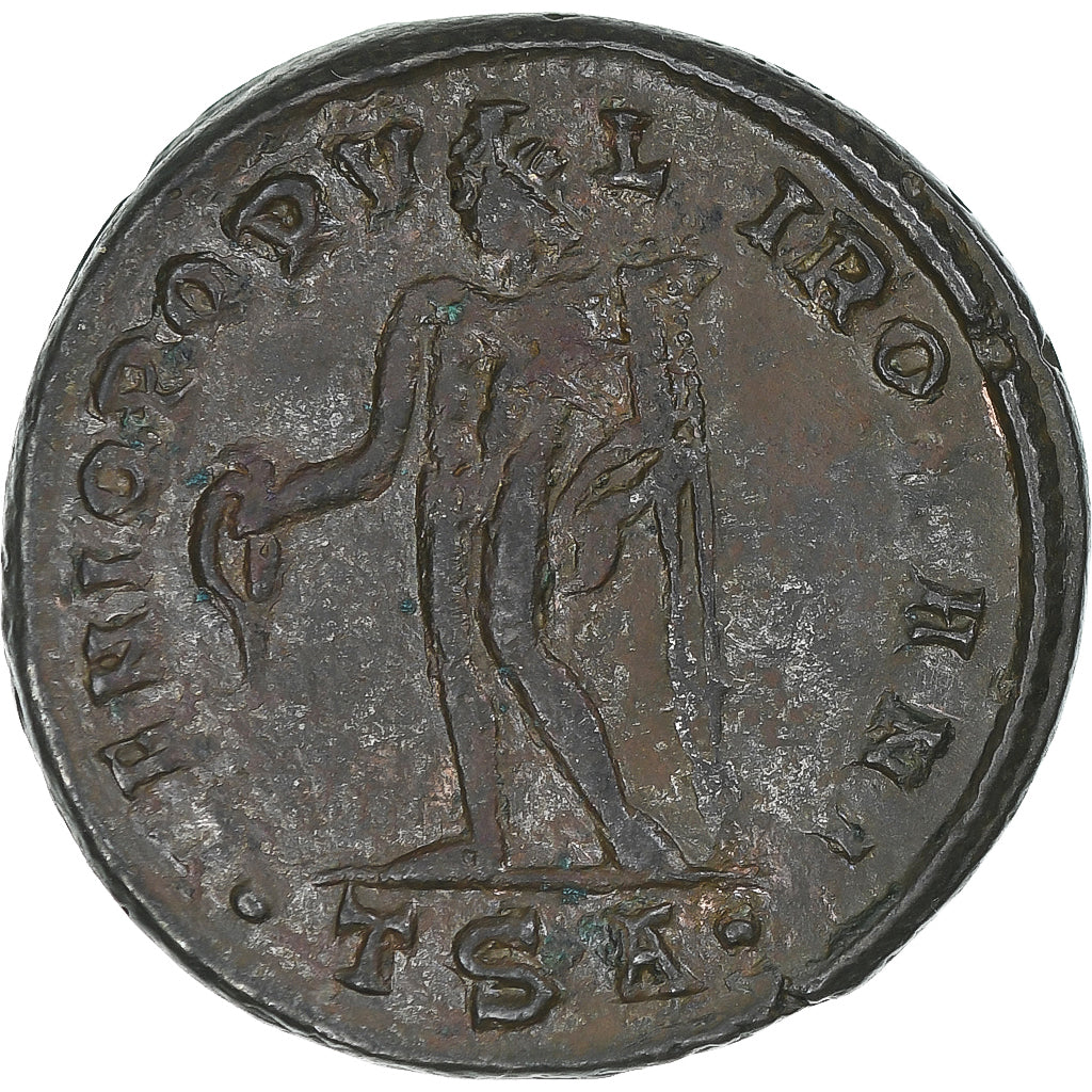 Diocletian, Follis, 300-301, Thessalonica, BB+, Bronzo, RIC:21a